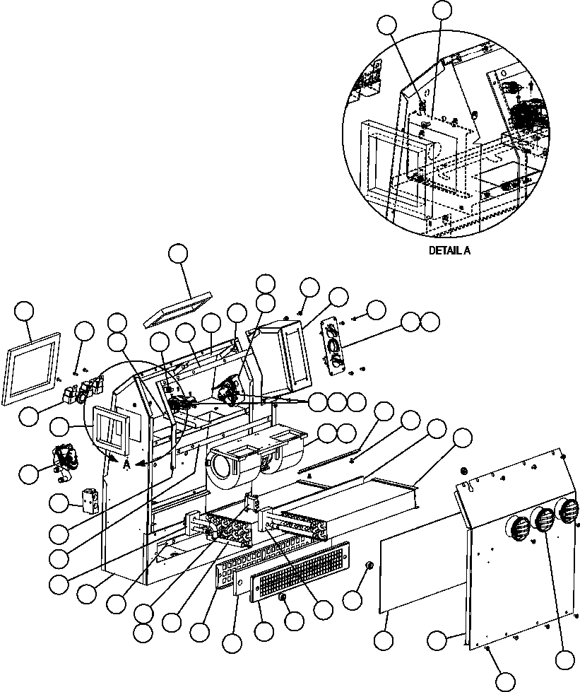 Komatsu parts book diagram for AFE59-BM 930E-4 S/N A30712 - A30714      CODELCO: HEATER/AIR CONDITIONER ASSEMBLY (PC2600)