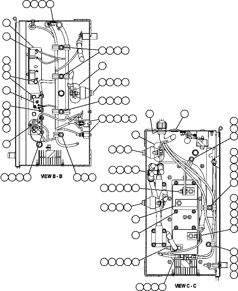 Komatsu parts book diagram for AFE59-BM 930E-4 S/N A30712 - A30714      CODELCO: BATTERY DISCONNECT BOX ( 2/2)