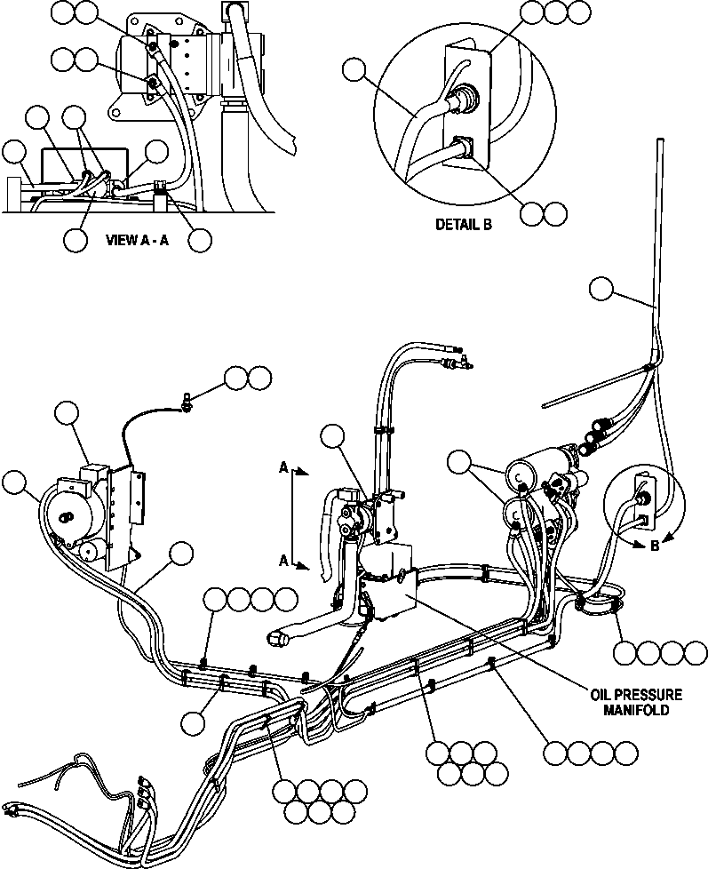 Komatsu parts book diagram for AFE59-BM 930E-4 S/N A30712 - A30714      CODELCO: ENGINE WIRING