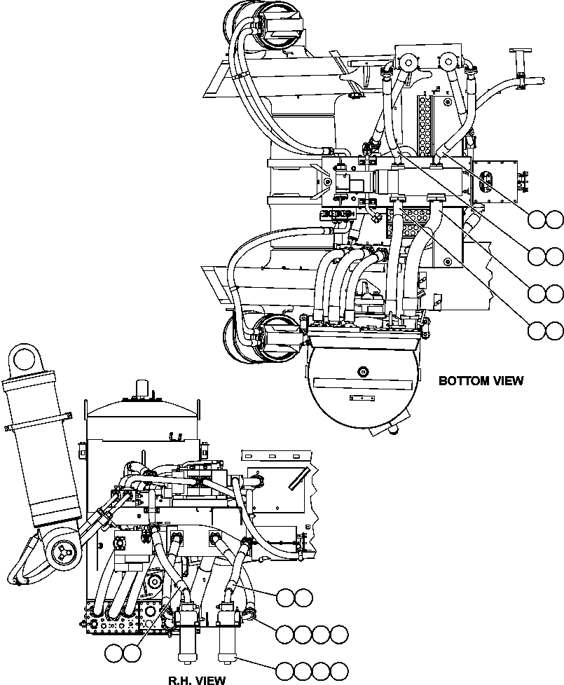 Komatsu parts book diagram for AFE59-BM 930E-4 S/N A30712 - A30714      CODELCO: UNIVERSAL JOINT INSTALLATION