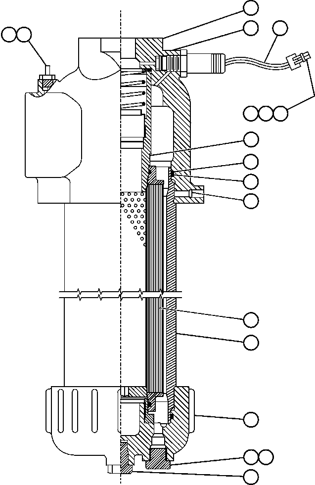 Komatsu parts book diagram for AFE59-BM 930E-4 S/N A30712 - A30714      CODELCO: OVERCENTER MANIFOLD VALVE ASSM (PC0522)