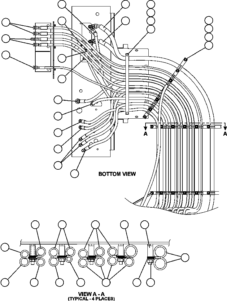 Komatsu parts book diagram for AFE59-BM 930E-4 S/N A30712 - A30714      CODELCO: DUAL RELAY VALVE (PC1531)