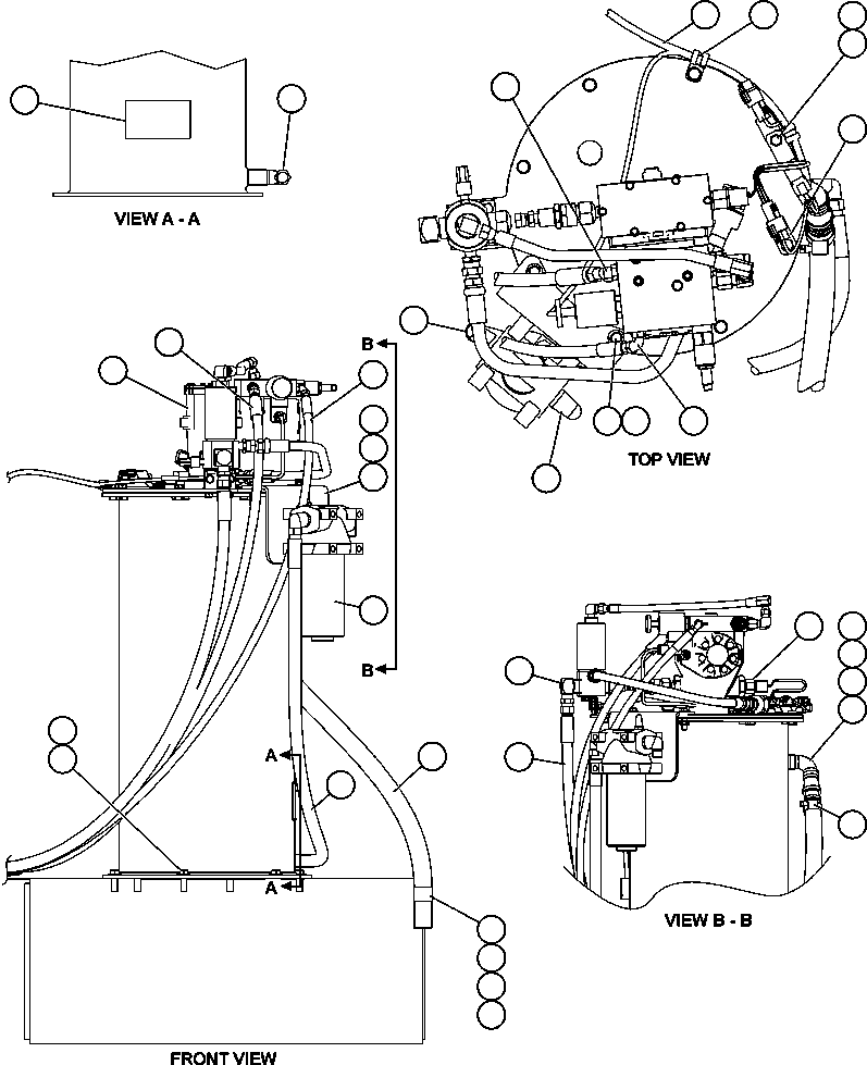 Komatsu parts book diagram for AFE59-BM 930E-4 S/N A30712 - A30714      CODELCO: ACCUMULATOR ASSEMBLY - 10 GAL. (PC1116)