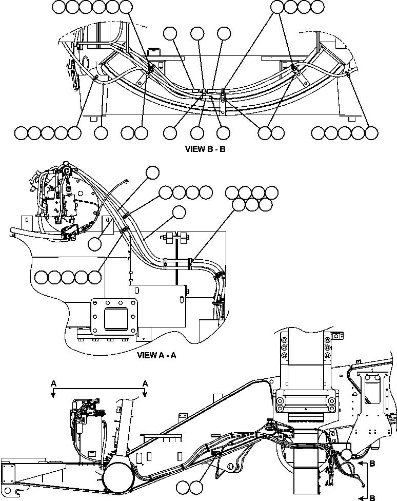 Komatsu parts book diagram for AFE59-BM 930E-4 S/N A30712 - A30714      CODELCO: AUTOMATIC LUBRICATION SYSTEM - REAR AXLE