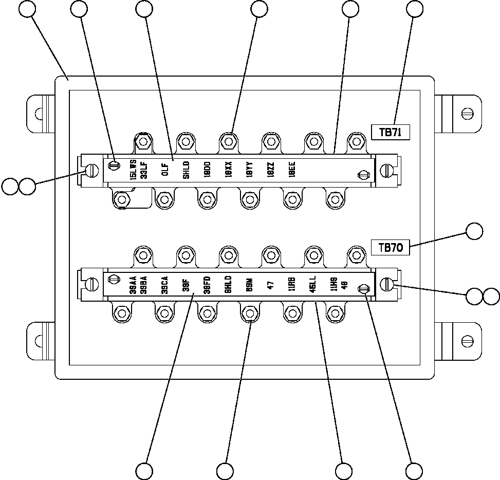 Komatsu parts book diagram for AFE59-BM 930E-4 S/N A30712 - A30714      CODELCO: JUNCTION BOX ASSEMBLY - R.H. (EK5824)