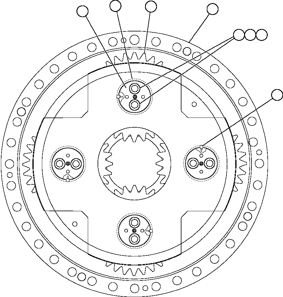 Komatsu parts book diagram for AFE59-BM 930E-4 S/N A30712 - A30714      CODELCO: CARRIER ASSEMBLY - HIGH SPEED (GE1315)