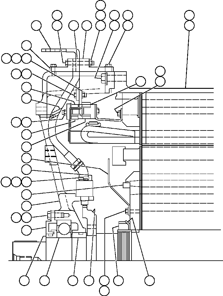 Komatsu parts book diagram for AFE59-BM 930E-4 S/N A30712 - A30714      CODELCO: CARRIER ASSEMBLY - LOW SPEED (GE1494)