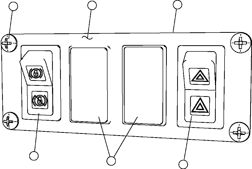 Komatsu parts book diagram for AFE59-BR 930E-4 S/N A30742     FORDING: UPPER R.H. DASH MODULE
