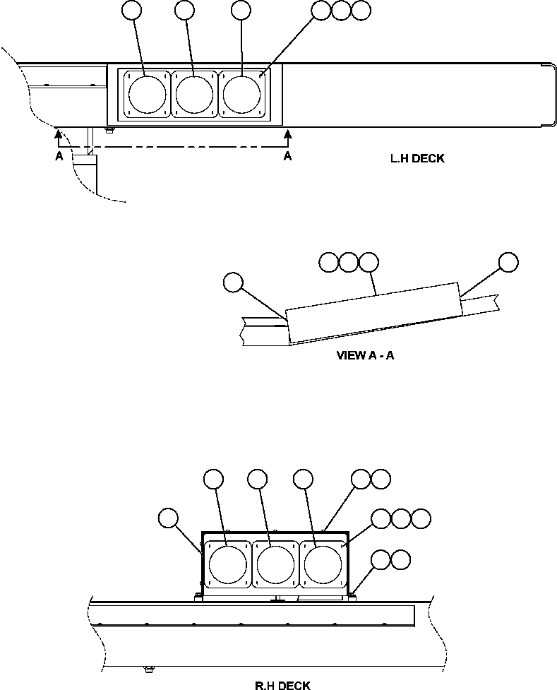 Komatsu parts book diagram for AFE59-BR 930E-4 S/N A30742     FORDING: PAYLOAD METER III - INDICATOR LIGHTS