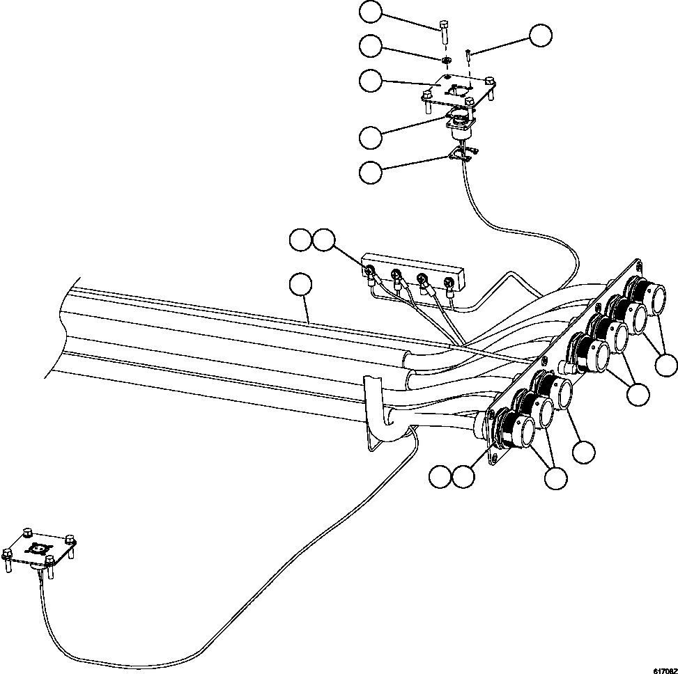 Komatsu parts book diagram for AFE59-CY 930E-4 S/N A30990 & A30991    HYCROFT: CAB ELECTRICAL WIRING   2/2