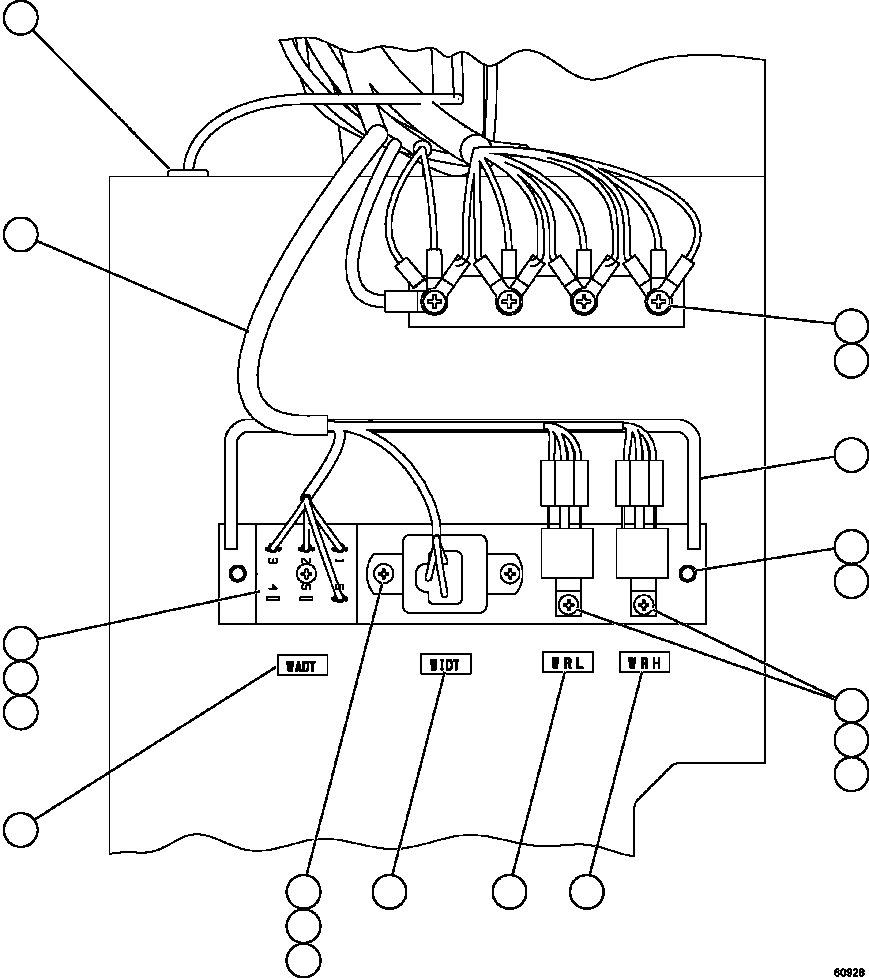 Komatsu parts book diagram for AFE59-CY 930E-4 S/N A30990 & A30991    HYCROFT: WIPER/WASHER TIMER DELAY MODULES