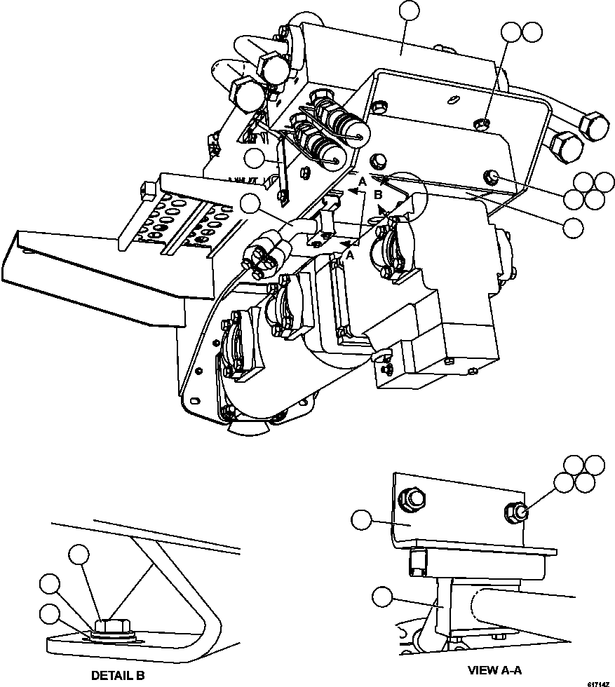 Komatsu parts book diagram for AFE59-CY 930E-4 S/N A30990 & A30991    HYCROFT: PUMP MODULE   3/3