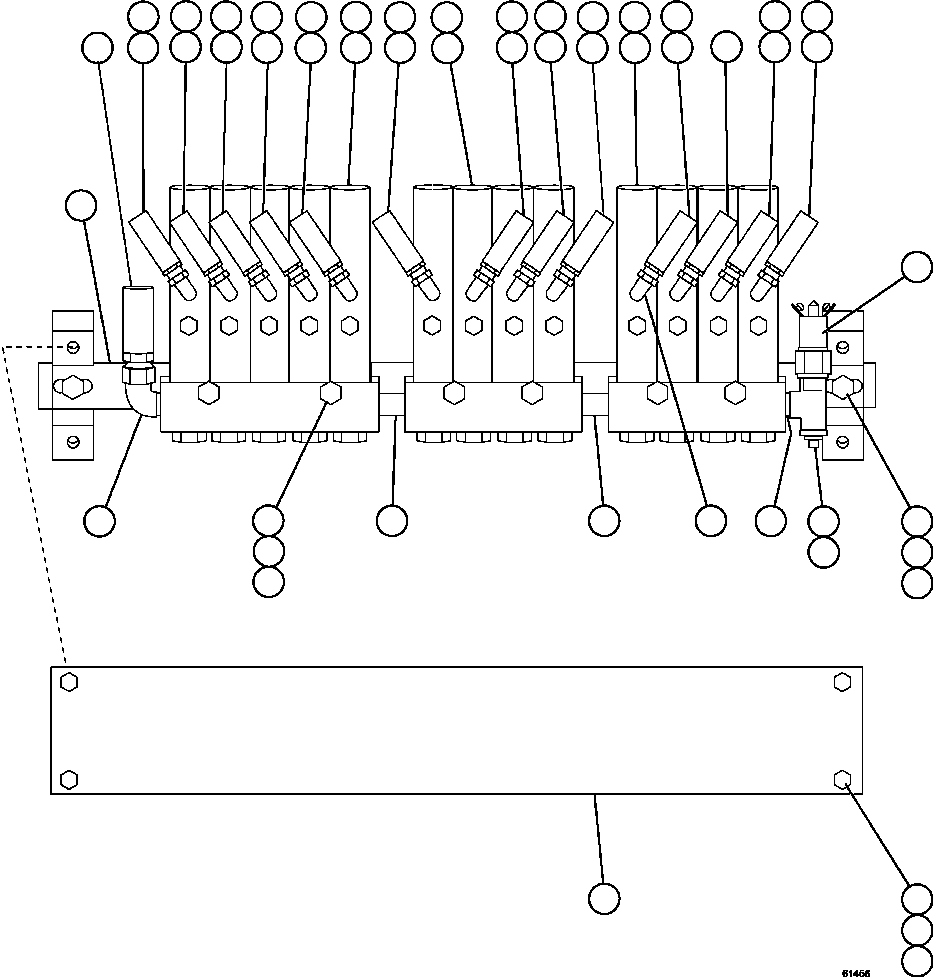 Komatsu parts book diagram for AFE59-CY 930E-4 S/N A30990 & A30991    HYCROFT: AUTOMATIC LUBRICATION SYSTEM - REAR AXLE