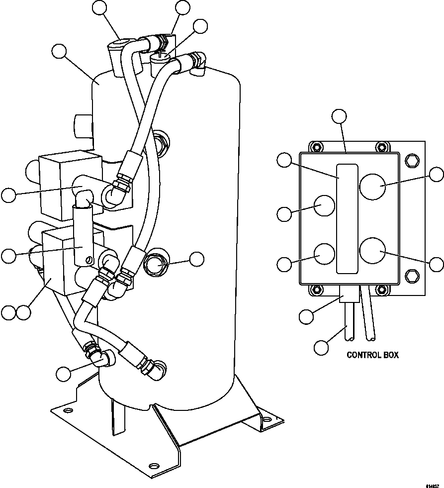 Komatsu parts book diagram for AFE59-CY 930E-4 S/N A30990 & A30991    HYCROFT: RESERVE SYSTEM KIT               PC2799