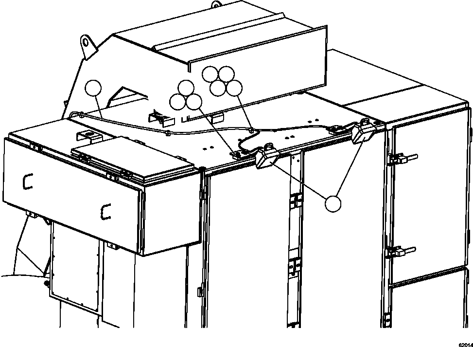 Dump Trucks Komatsu / AFE59-DB 930E-4 S/N A31007 - A31010     JWANENG(AFE59-DB) / CONTROL CABINET SERVICE LIGHTS(332 : 62014)