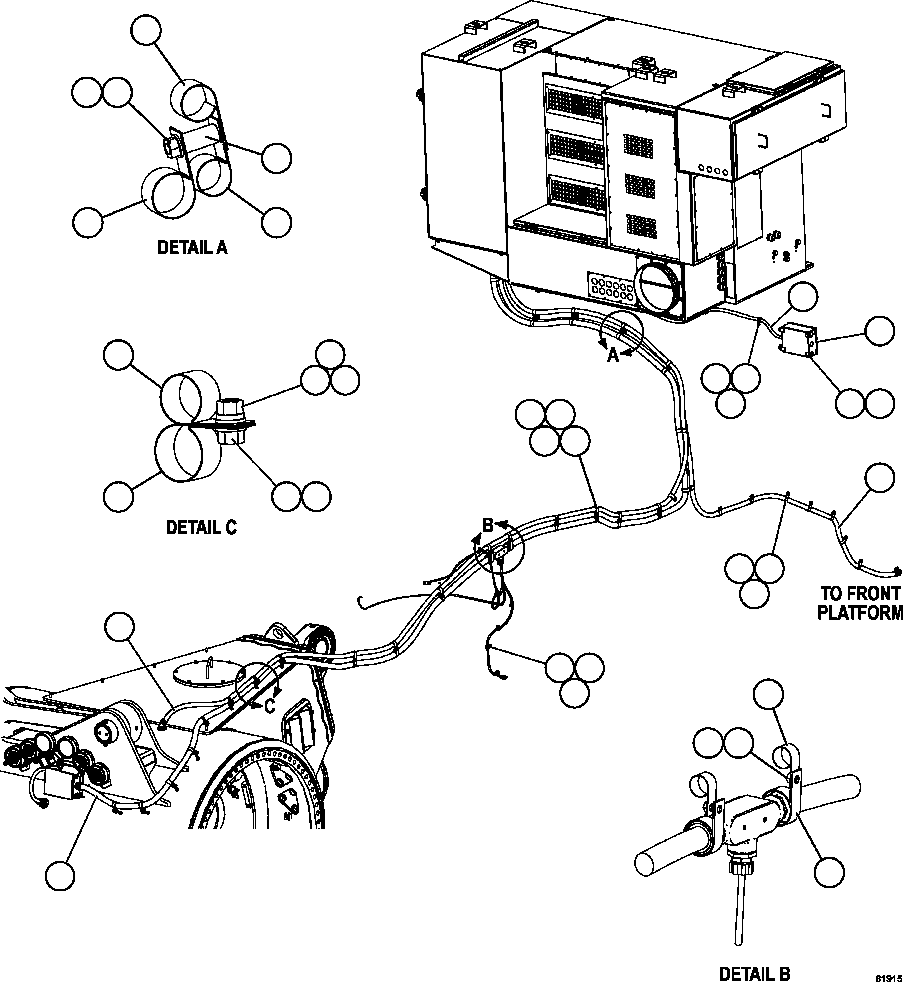 Dump Trucks Komatsu / AFE59-DB 930E-4 S/N A31007 - A31010     JWANENG(AFE59-DB) / AUXILIARY CONTROL CABINET EXTERNAL WIRING  2/3(354 : 61915)