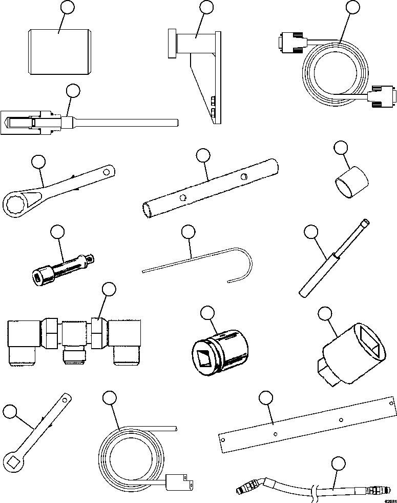 Dump Trucks Komatsu / AFE59-DB 930E-4 S/N A31007 - A31010     JWANENG(AFE59-DB) / TOOL GROUP    XB6251(562 : 62031)