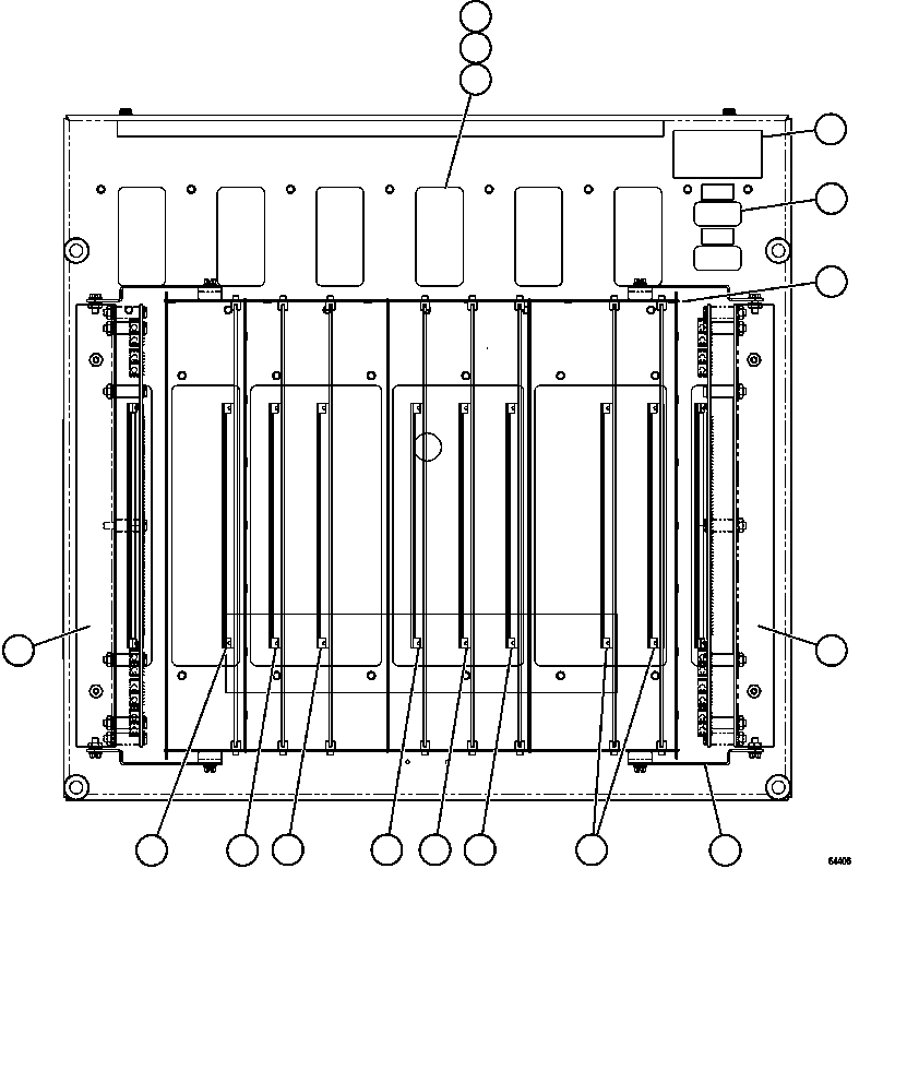 Dump Trucks Komatsu / AFE59-ED 930E-4 S/N A31267, A31278, A31280, A31282, A31284 & A31292  FORTESCUE METALS GROUP(AFE59-ED) / PANEL - ICP   1/2      58E-43-00190(632 : 64406)