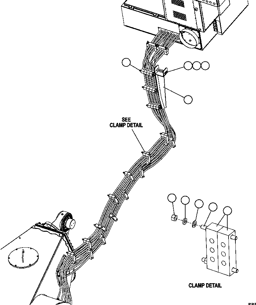 Dump Trucks Komatsu / AFE59-EM 930E-4 S/N A31352  LAS PELAMBRES(AFE59-EM) / CONTROL CABINET EXTERNAL WIRING  2/3(270 : 61913)