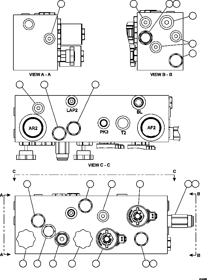 Dump Trucks Komatsu / AFE59-EM 930E-4 S/N A31352  LAS PELAMBRES(AFE59-EM) / BRAKE MANIFOLD         PC2513(506 : 61428)