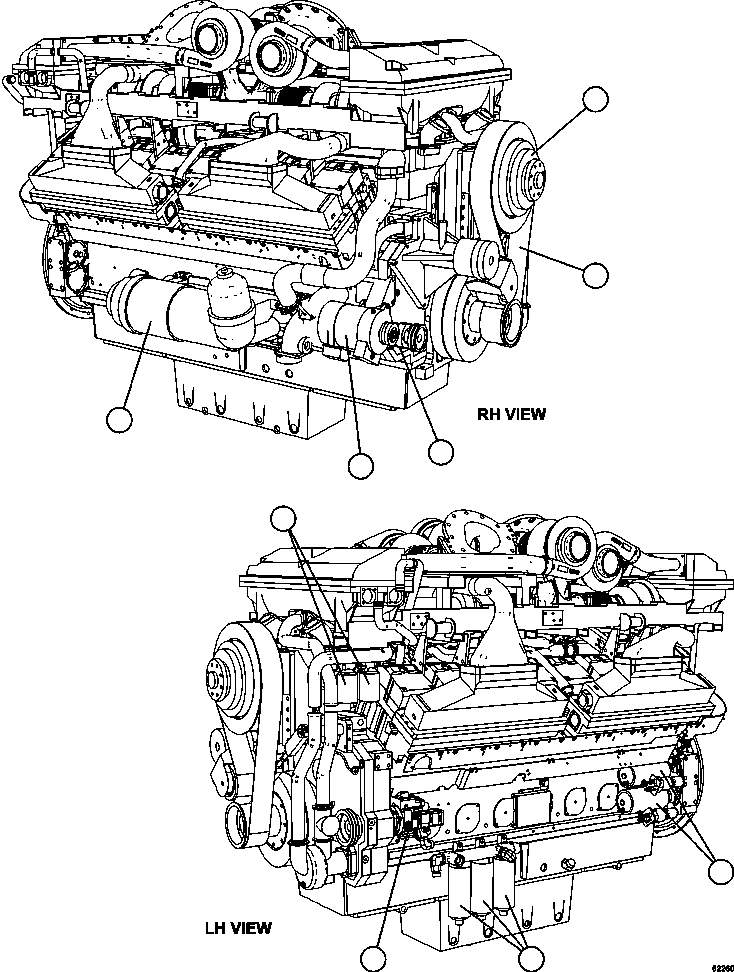 Dump Trucks Komatsu / AFE59-EQ 930E-4 S/N A31409, A31411, A31417, A31443, A31453, A31478, A31482, A31496, A31505, A31509, A31513, A31533, A31543, A31551, A31579, A31588, A31592 & A31594  FMG(AFE59-EQ) / ENGINE COMPONENTS(078 : 62260)