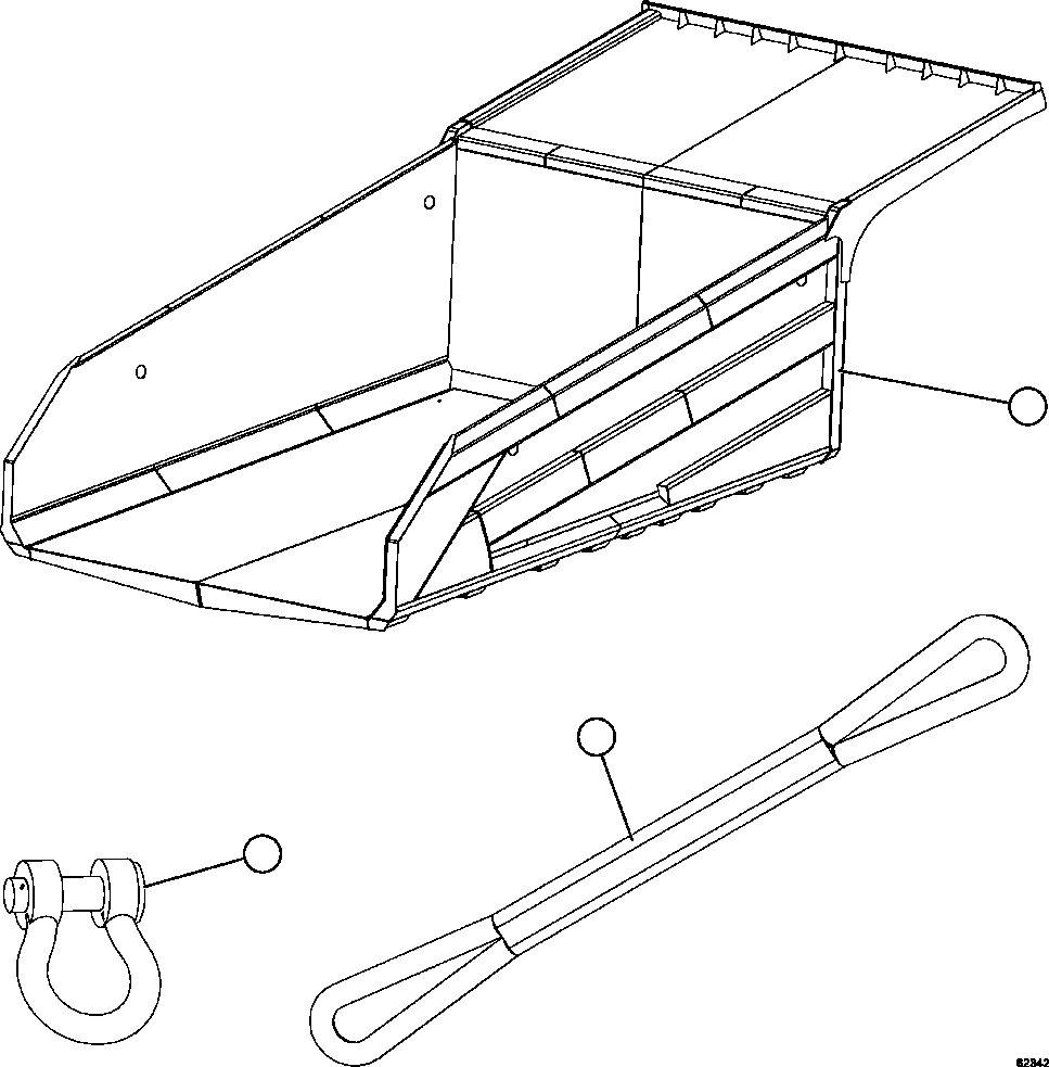 Komatsu parts book diagram for AFE59-EZ 930E-4 S/N A31527, A31539, A31541, A31553, A31555, A31563 & A31565  LOS PELAMBRES: BODY & SLING