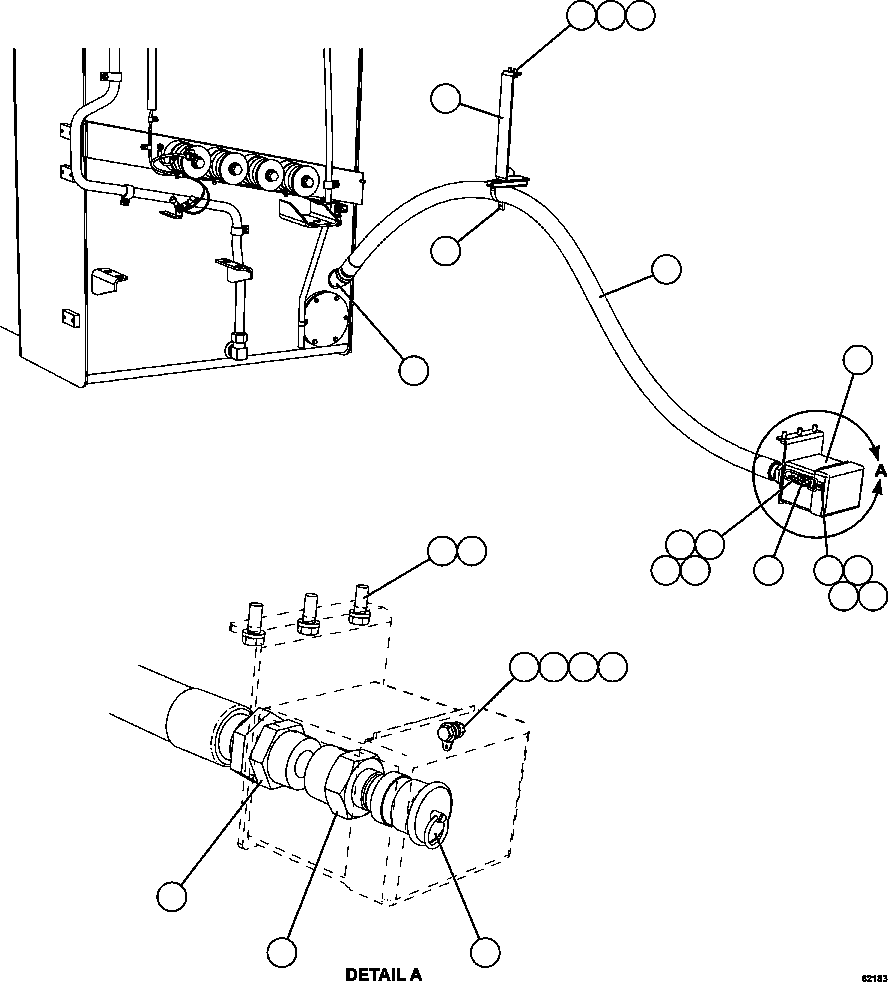 Komatsu parts book diagram for AFE59-FF 930E-4 S/N A31624 & A31628  ANTELOPE COAL: FUEL TANK QUICK FILL