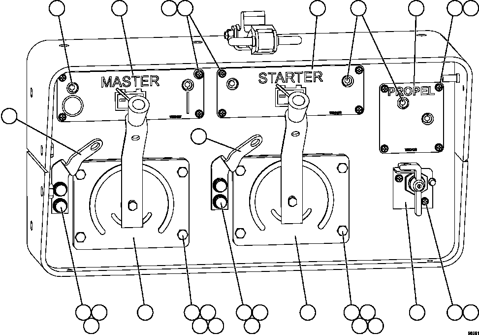 Komatsu parts book diagram for AFE59-FL 930E-4 S/N A31693, A31701, A31710, A31714, A31738 & A31740  TECK - GREENHILLS / FORDING RIVER / QUINTETTE: ISOLATION BOX    1/3    58F-06-40110