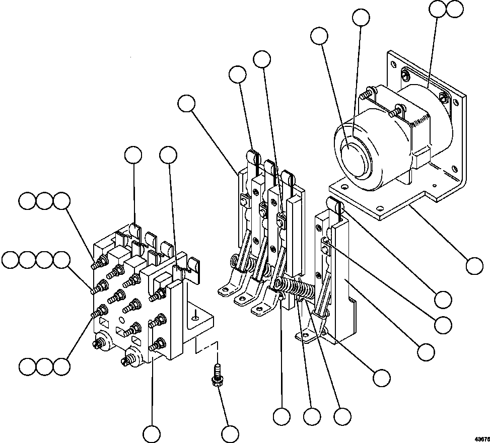 Komatsu parts book diagram for AFE59-FL 930E-4 S/N A31693, A31701, A31710, A31714, A31738 & A31740  TECK - GREENHILLS / FORDING RIVER / QUINTETTE: RELAY - CPR & GFR        VG7043