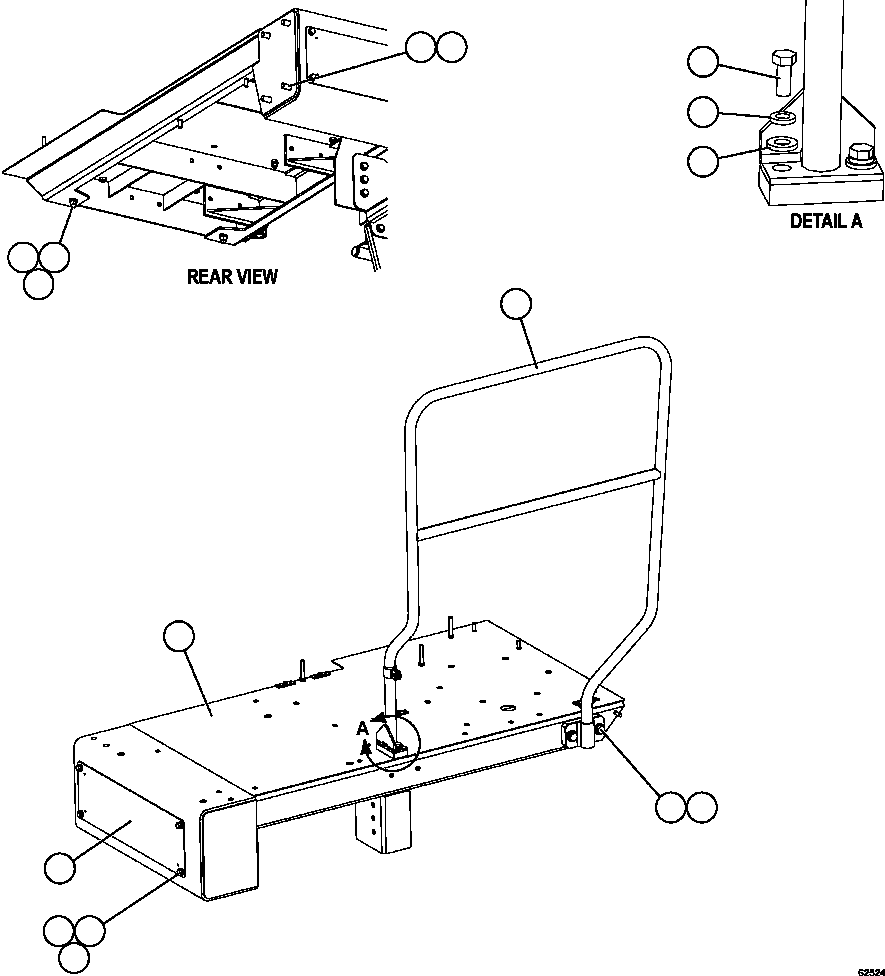 Dump Trucks Komatsu / AFE59-FV 930E-4 S/N A31832 - A31834, A31838 - A31839 & A31847 - A31848  LOS BRONCES(AFE59-FV) / LH PLATFORM(050 : 62524)