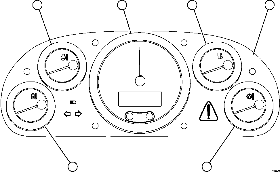Dump Trucks Komatsu / AFE59-FV 930E-4 S/N A31832 - A31834, A31838 - A31839 & A31847 - A31848  LOS BRONCES(AFE59-FV) / GAUGE PANEL(212 : 61325)