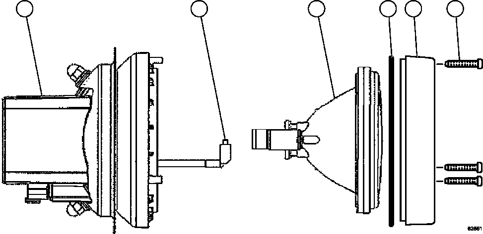 Komatsu parts book diagram for AFE59-FV 930E-4 S/N A31832 - A31834, A31838 - A31839 & A31847 - A31848  LOS BRONCES: HEADLIGHT ASSEMBLY (HID)