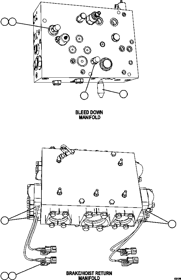 Komatsu parts book diagram for AFE59-FV 930E-4 S/N A31832 - A31834, A31838 - A31839 & A31847 - A31848  LOS BRONCES: MANIFOLD SWITCHES & SENSORS