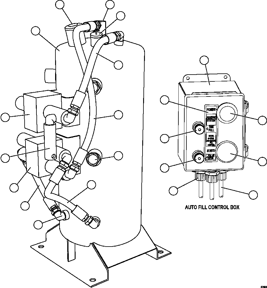 Dump Trucks Komatsu / AFE59-FV 930E-4 S/N A31832 - A31834, A31838 - A31839 & A31847 - A31848  LOS BRONCES(AFE59-FV) / RESERVE SYSTEM KIT     58E-61-00210(618 : 62609)