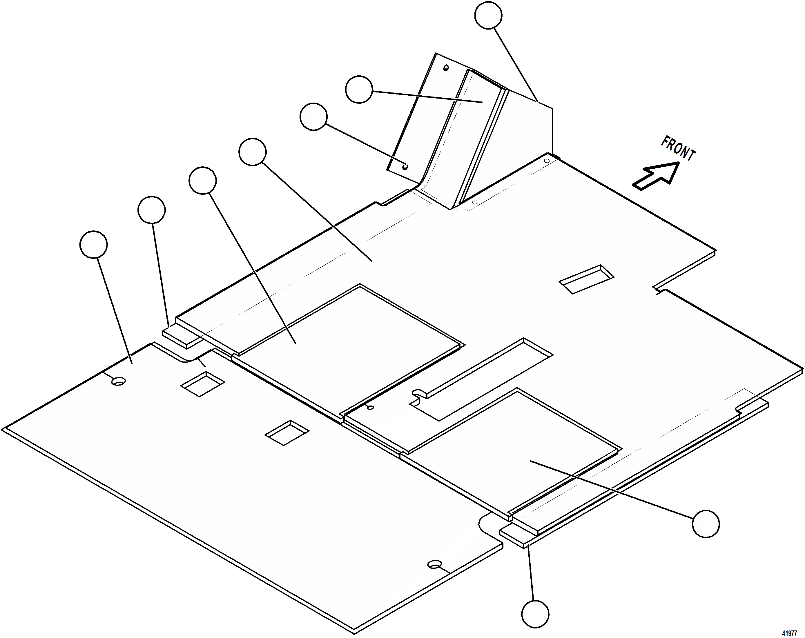 Komatsu parts book diagram for AFE59-FW 930E-4 S/N A31849 & A31860  CERREJON: FOOTREST AND FLOOR MATS