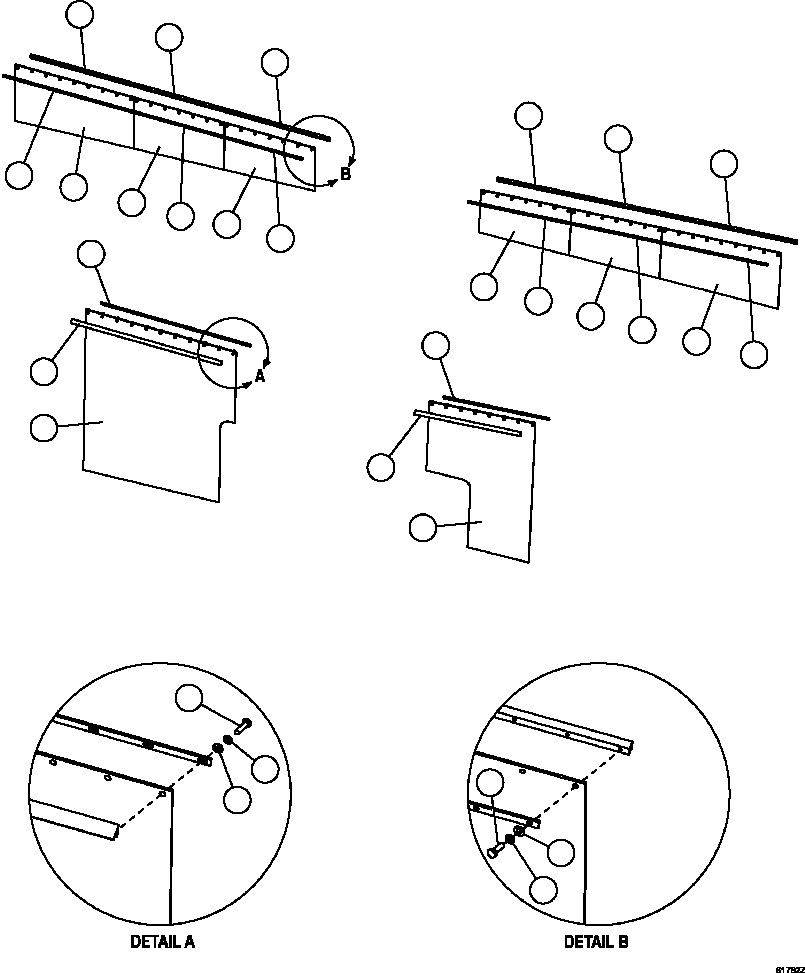 Komatsu parts book diagram for AFE59-FW 930E-4 S/N A31849 & A31860  CERREJON: BODY MUD FLAPS    2/2