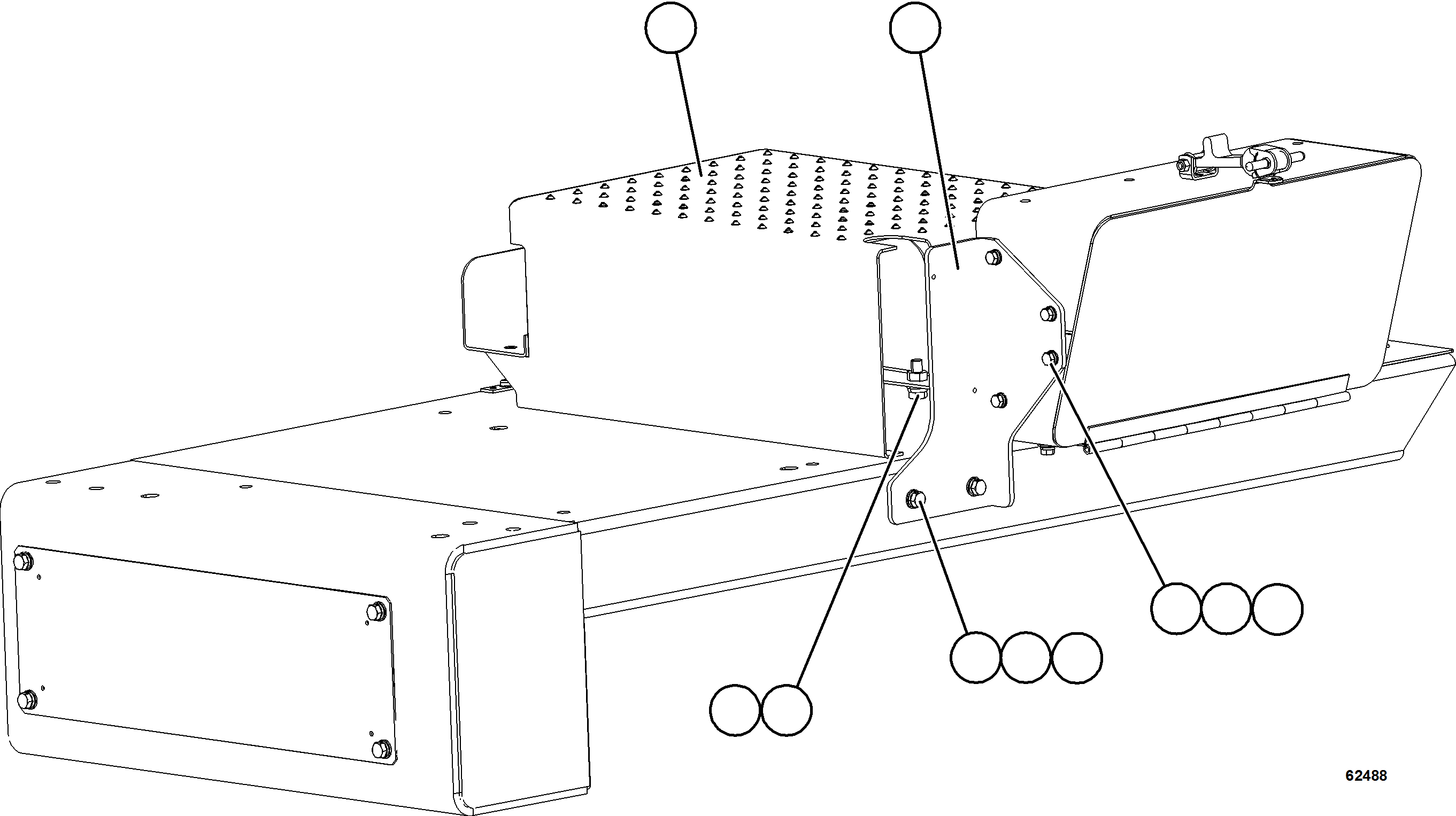 Komatsu parts book diagram for AFE59-FW 930E-4 S/N A31849 & A31860  CERREJON: ISOLATION BOX  WIRING COVERS