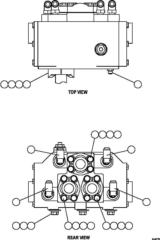 Komatsu parts book diagram for AFE59-FW 930E-4 S/N A31849 & A31860  CERREJON: FLOW AMPLIFIER VALVE PIPING & INSTALLATION