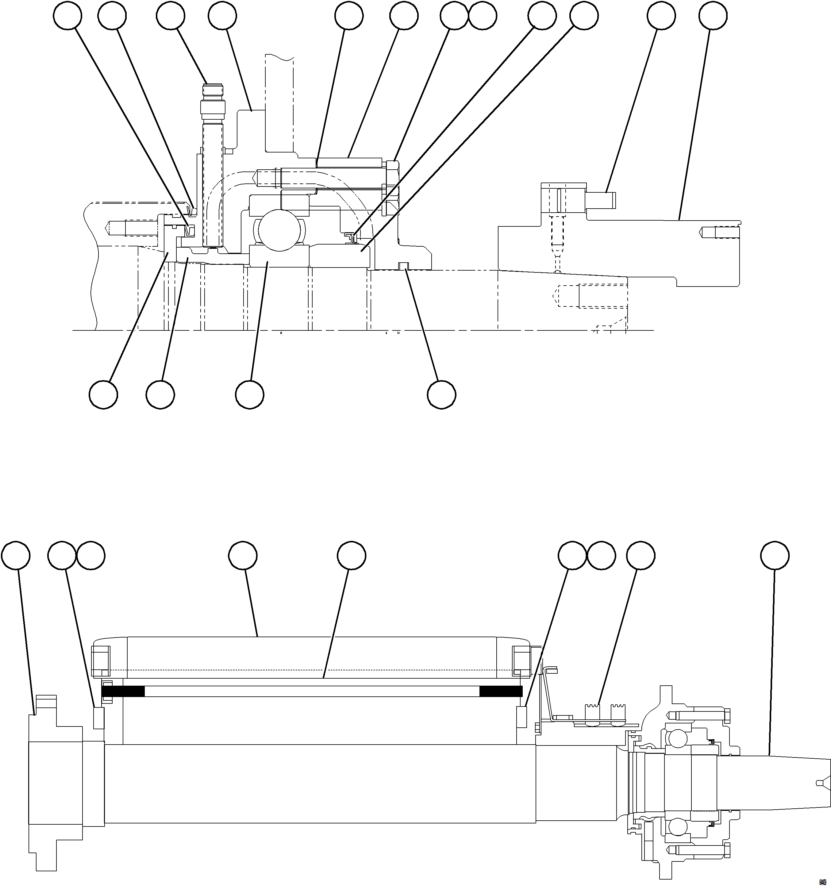 Komatsu parts book diagram for AFE59-FW 930E-4 S/N A31849 & A31860  CERREJON: ALTERNATOR - ENGINE MOUNT   2/2