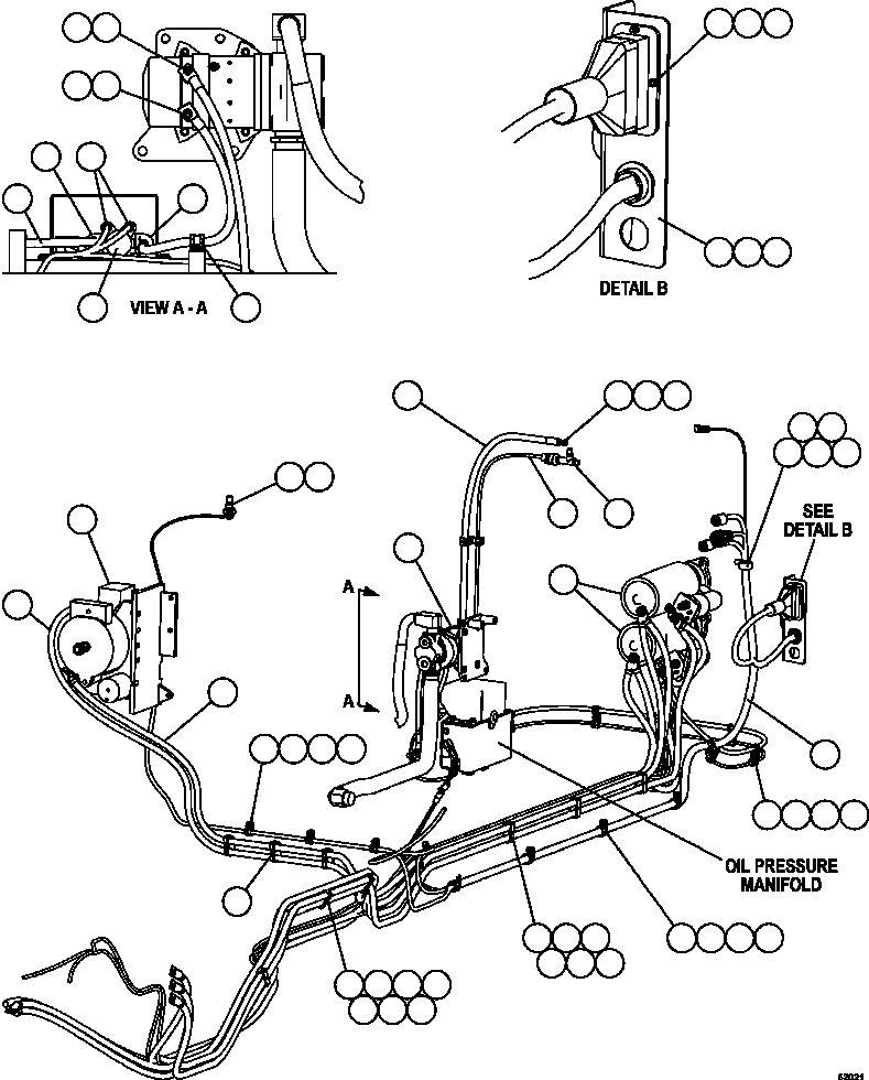 Komatsu parts book diagram for AFE59-FY 930E-4 S/N A31856 - A31859  JWANENG: ENGINE WIRING