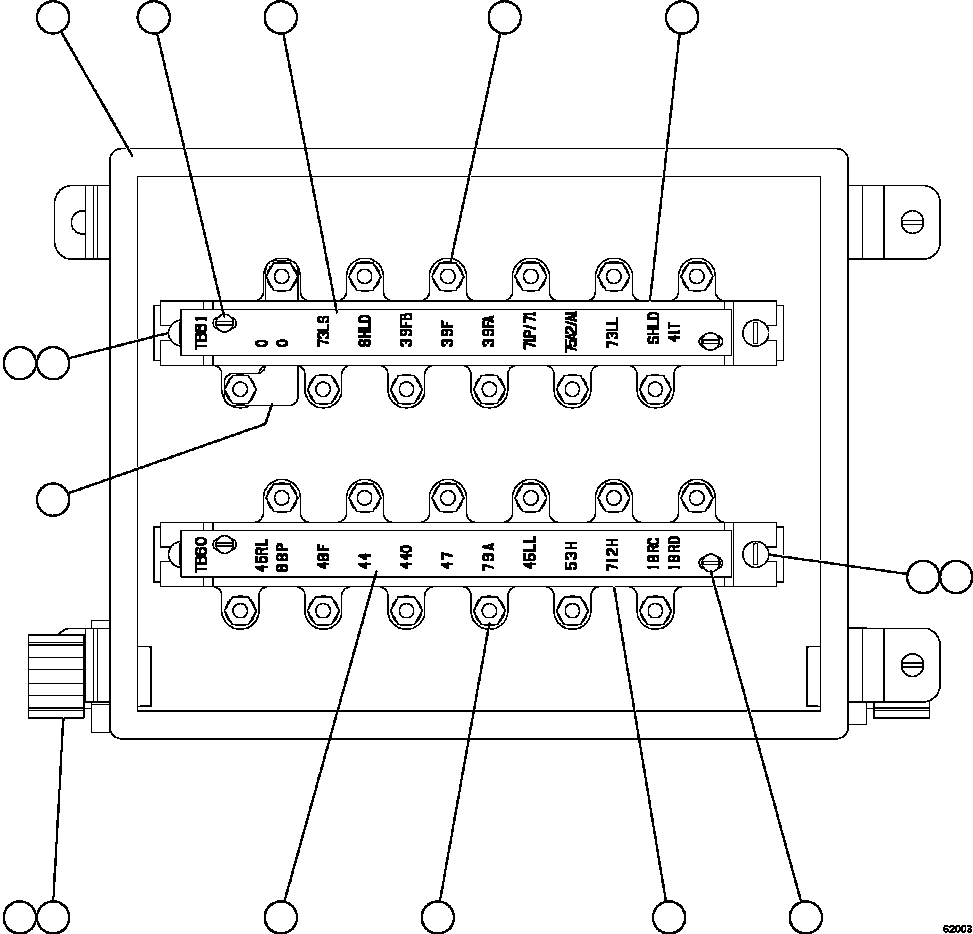 Komatsu parts book diagram for AFE59-FY 930E-4 S/N A31856 - A31859  JWANENG: JUNCTION BOX ASSEMBLY - REAR      XB5566