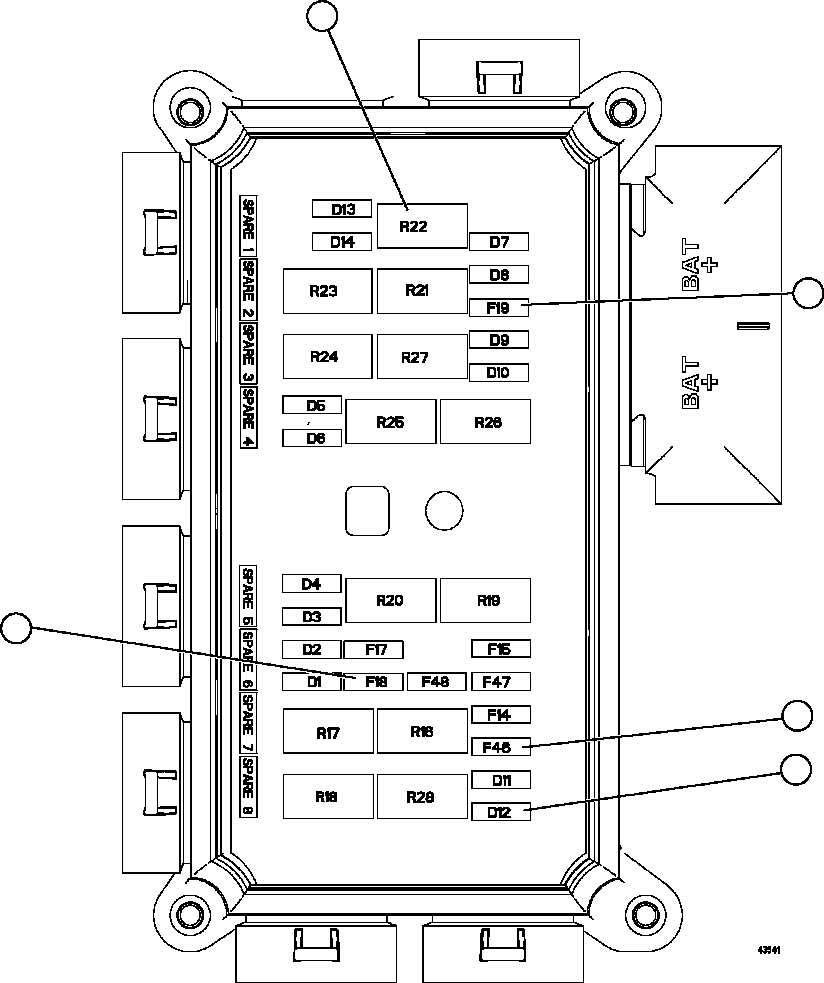 Komatsu parts book diagram for AFE59-FY 930E-4 S/N A31856 - A31859  JWANENG: VEHICLE ELECTRICAL CENTER (VEC-90)    58E-06-02050