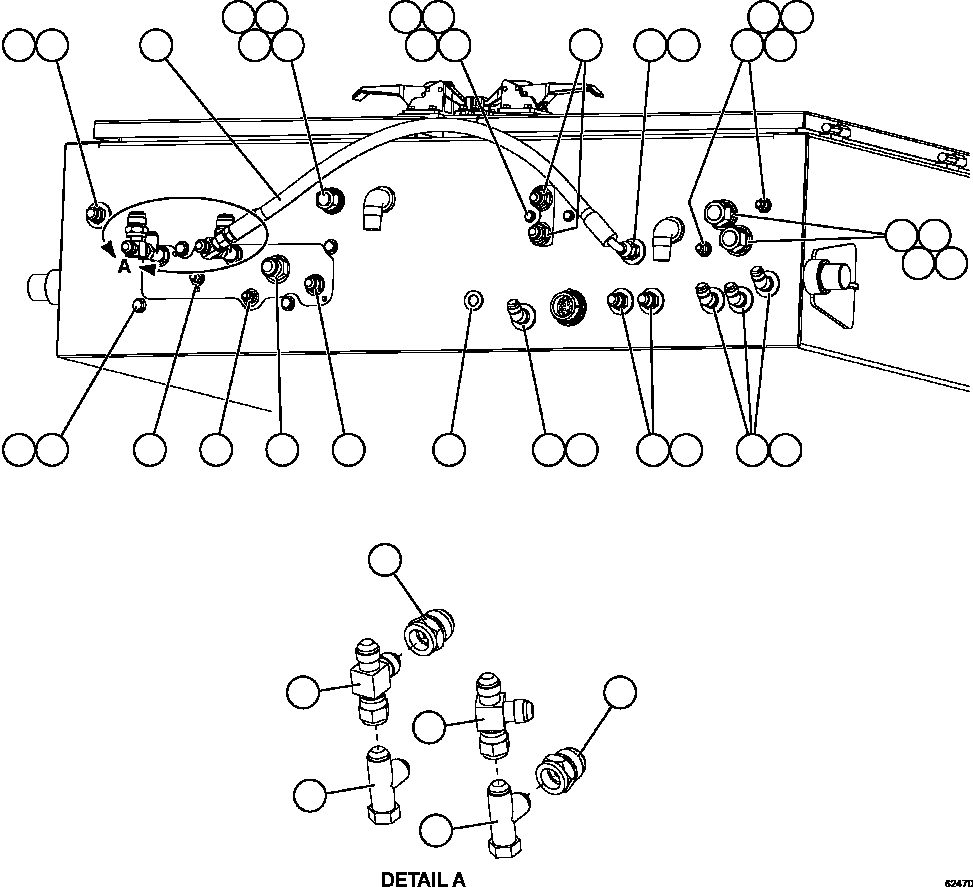 Komatsu parts book diagram for AFE59-FY 930E-4 S/N A31856 - A31859  JWANENG: HYDRAULIC BRAKE CABINET    2/2