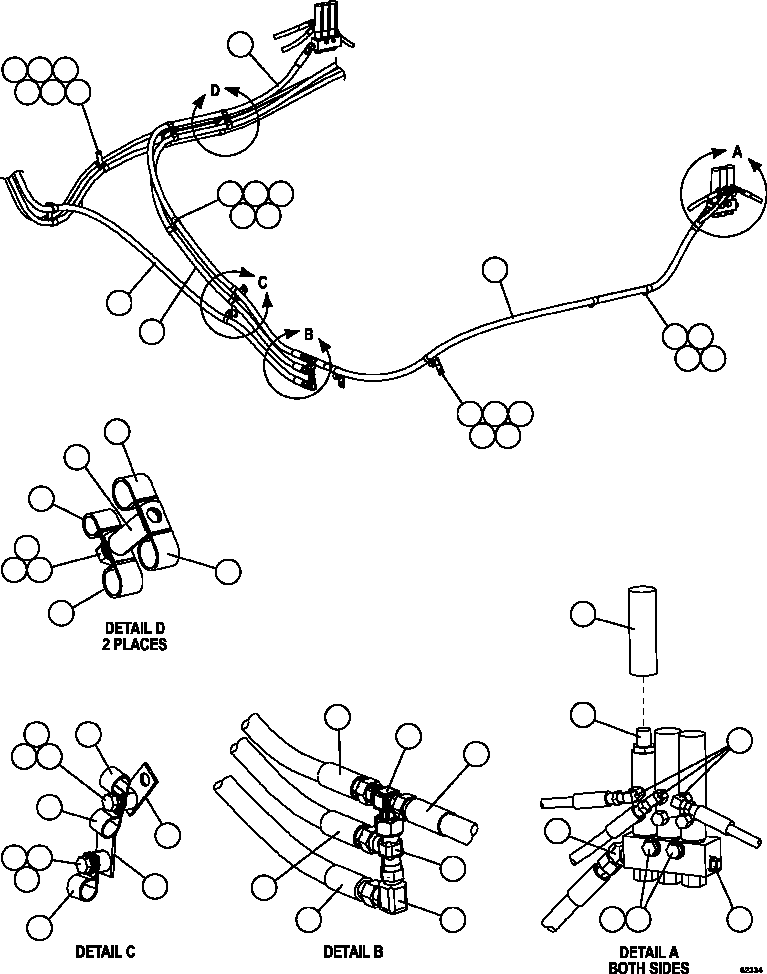 Komatsu parts book diagram for AFE59-FY 930E-4 S/N A31856 - A31859  JWANENG: AUTOMATIC LUBRICATION SYSTEM    3/4