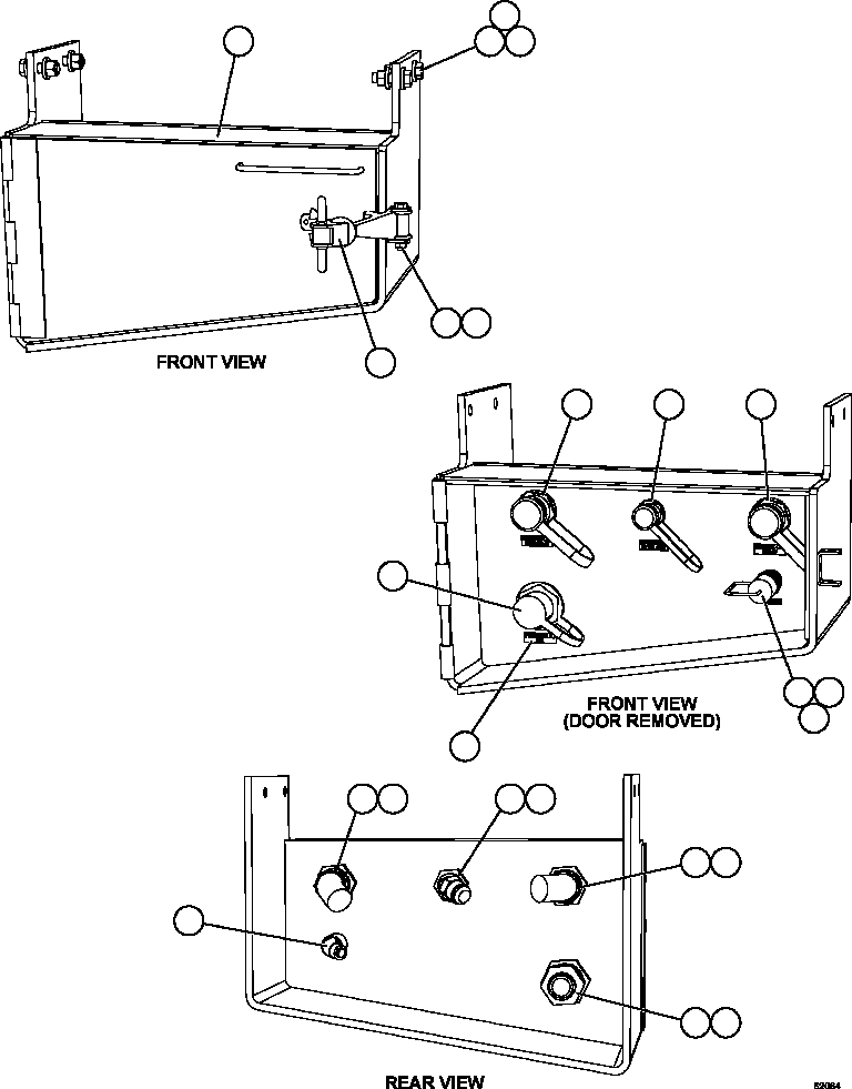 Komatsu parts book diagram for AFE59-FY 930E-4 S/N A31856 - A31859  JWANENG: SERVICE CENTER - RH