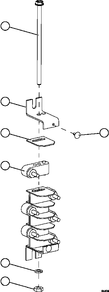 Komatsu parts book diagram for AFE59-FY 930E-4 S/N A31856 - A31859  JWANENG: TERMINAL BOARD          VS6690