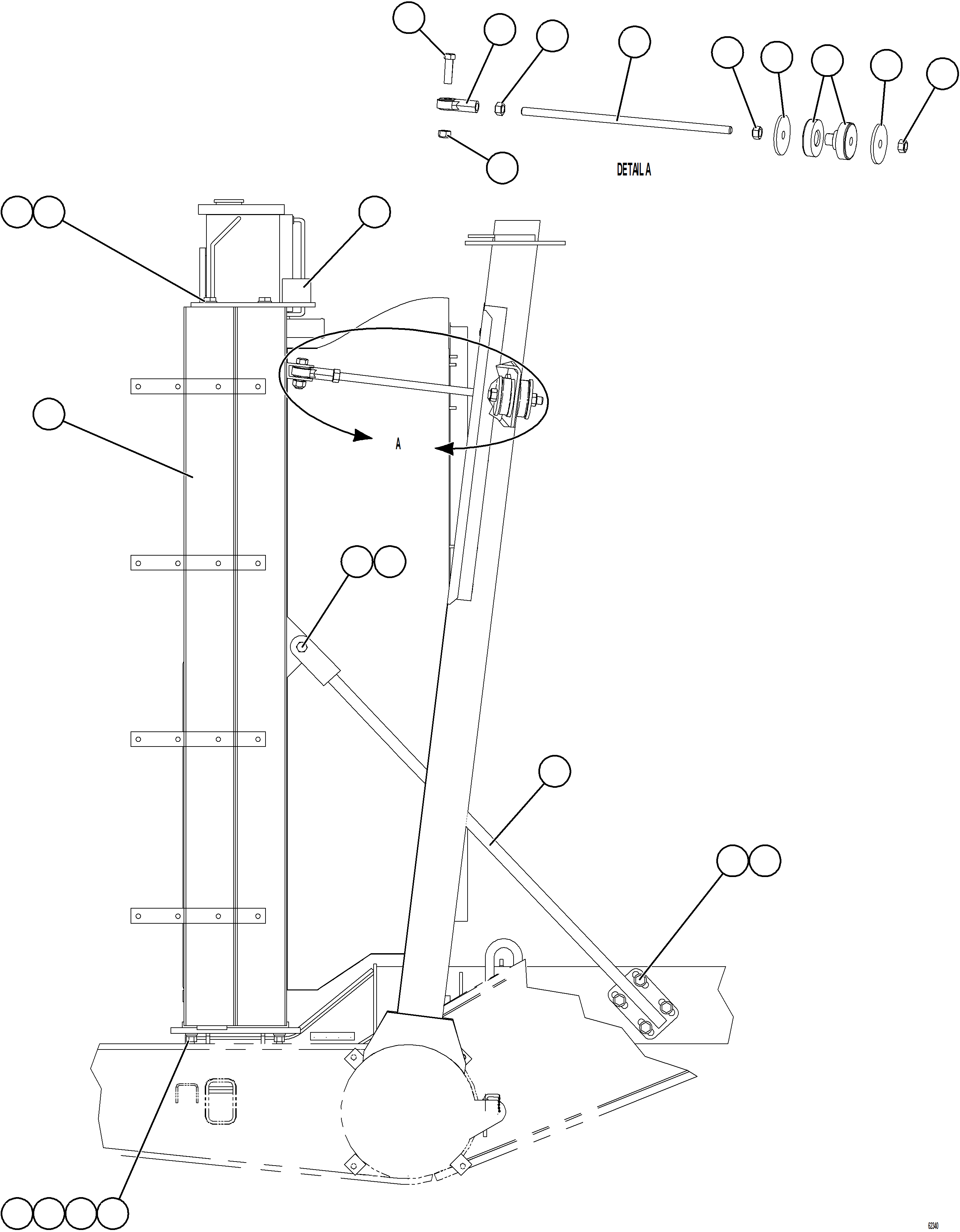Komatsu parts book diagram for AFE59-GH 930E-4 S/N A31966 - A31967  PENASQUITO: RADIATOR INSTALLATION
