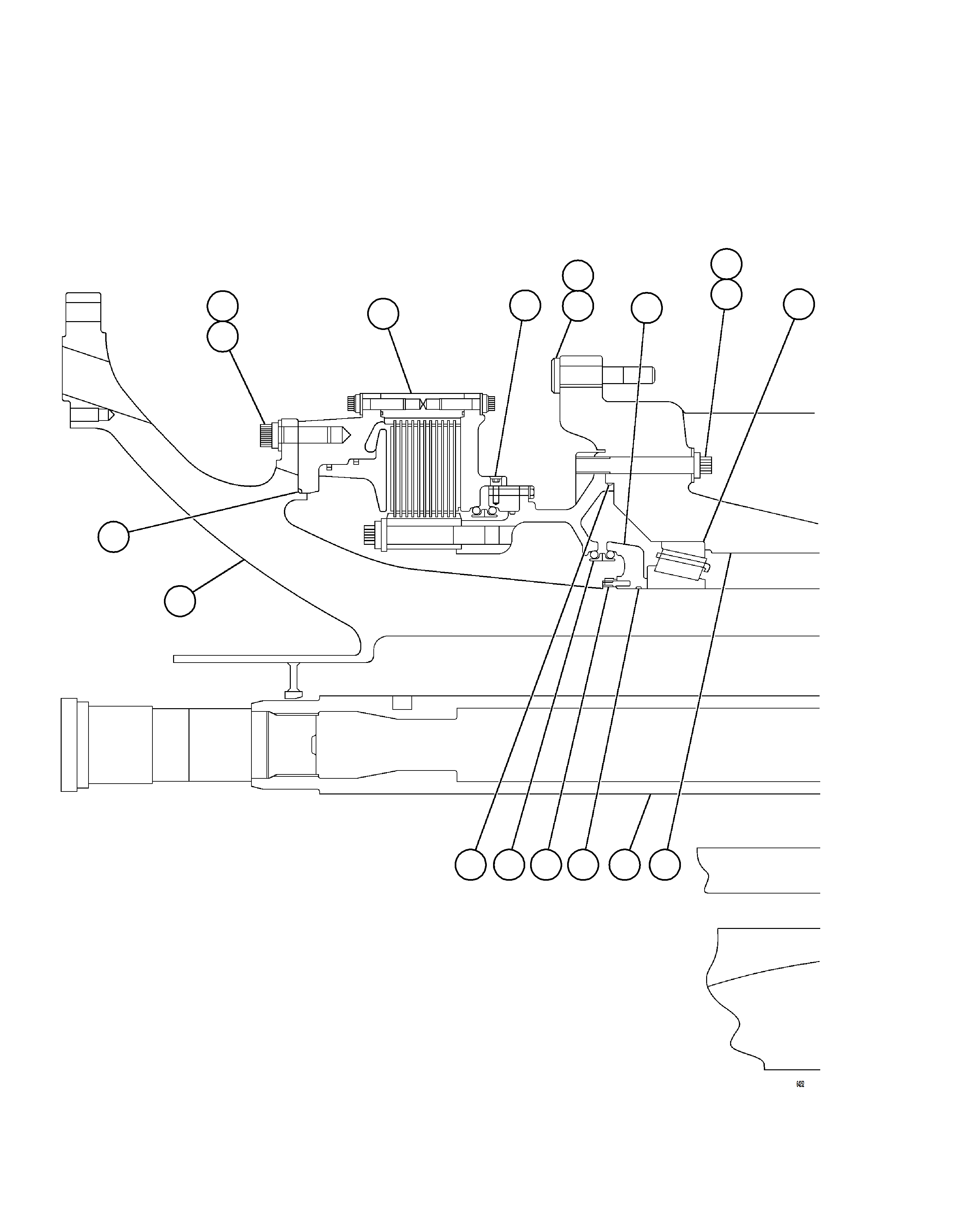 Komatsu parts book diagram for AFE59-GH 930E-4 S/N A31966 - A31967  PENASQUITO: TRANSMISSION, MOTORIZED WHEEL   1/2   58F-30-00011
