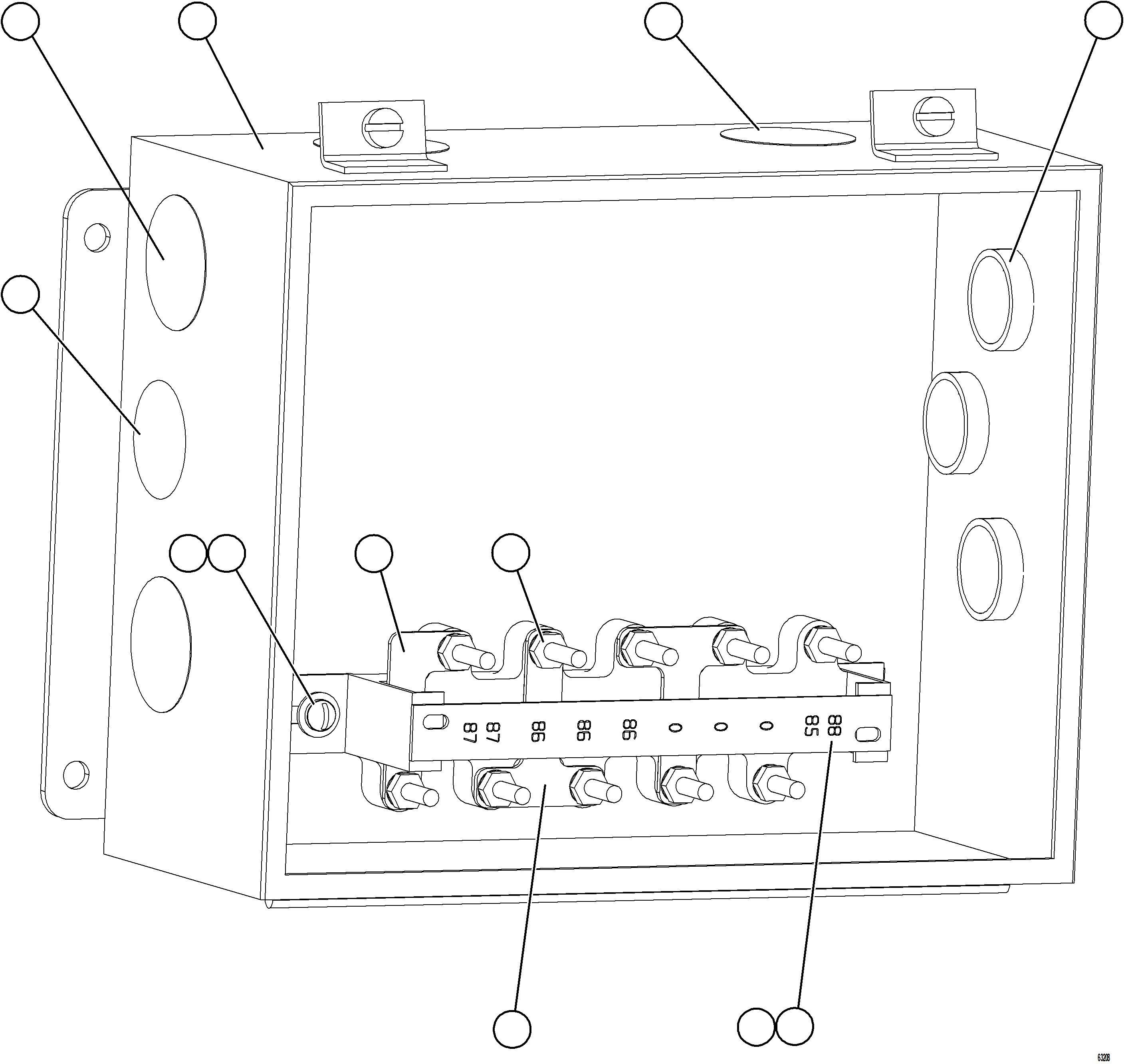 Komatsu parts book diagram for AFE59-GN 930E-4 S/N A31993  CASSERONES: HOTSTART BOX ASSEMBLY   EJ5557