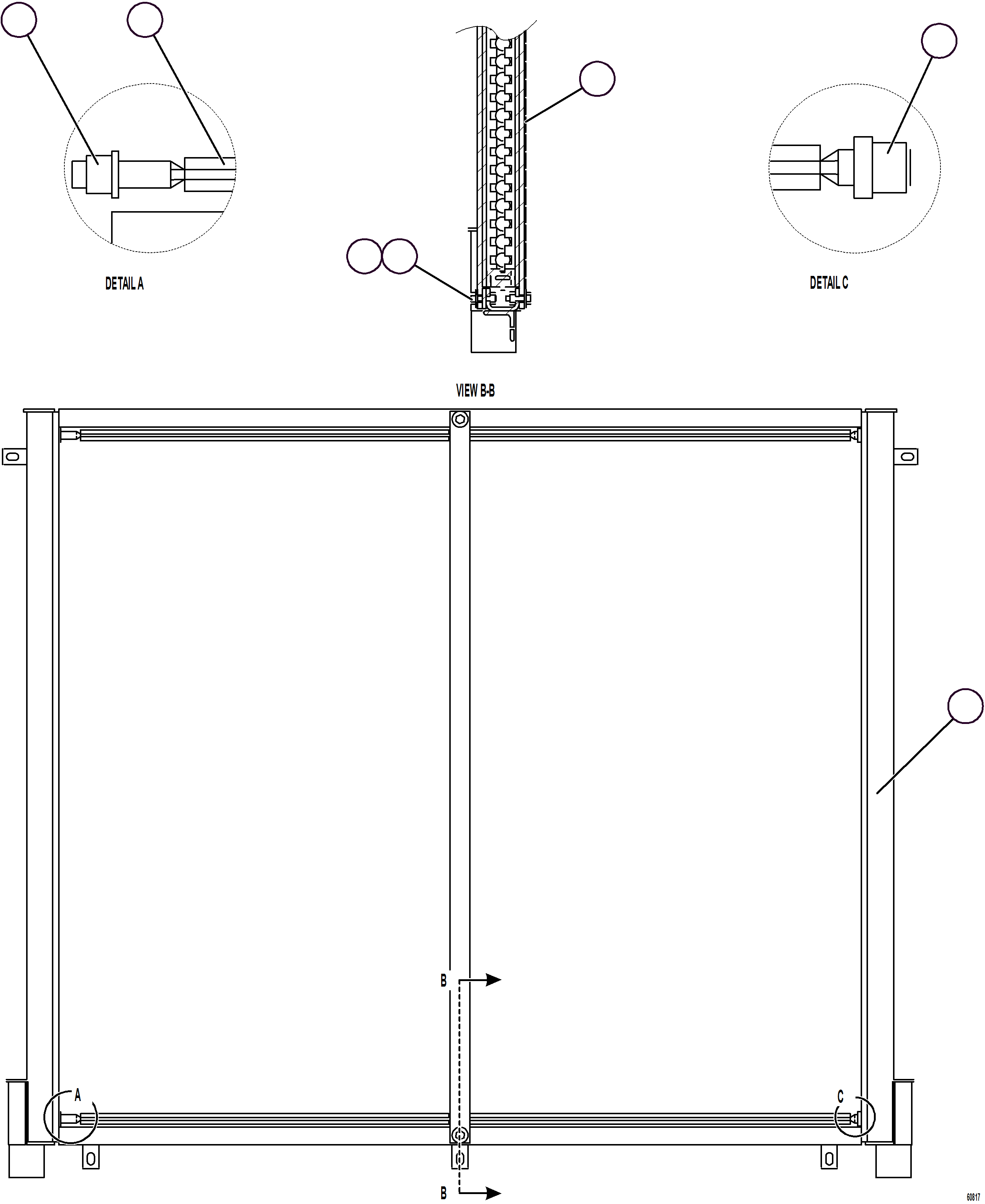Komatsu parts book diagram for AFE59-GP 930E-4 S/N A31996, A32007, A32028 & A32036 - A32038  EPSA: FUEL COOLER ASSEMBLY     XA2799